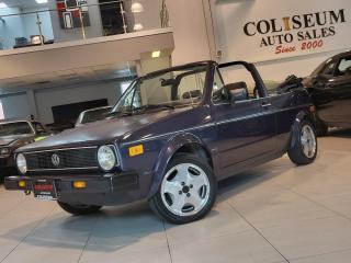 Used 1987 Volkswagen Cabrio CONVERTIBLE RABBIT **OLD SCHOOL V-DUB CLASSIC** for sale in Toronto, ON