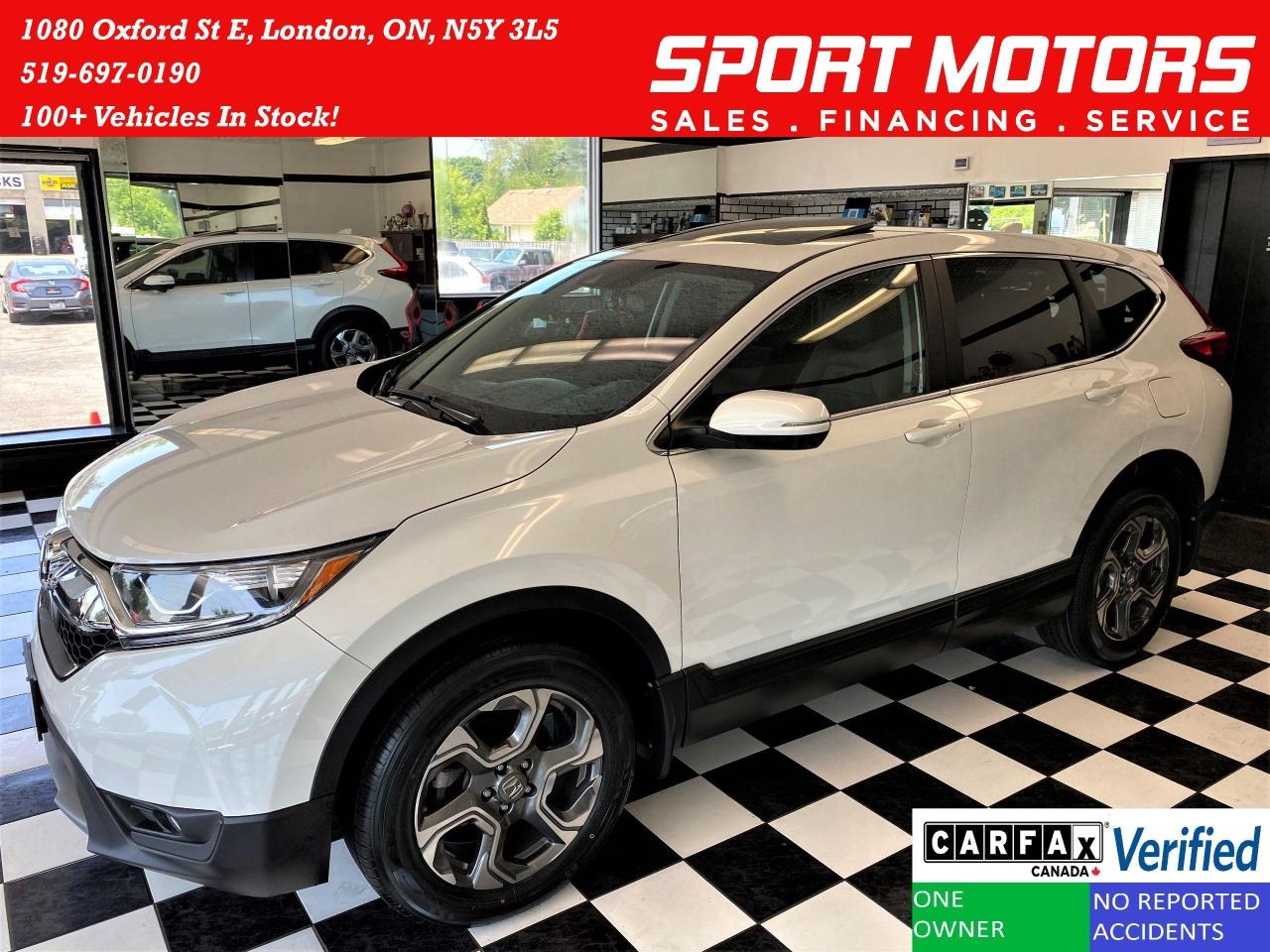 2019 Honda CR-V EX-L+Leather+Roof+ApplePlay+New Tires+CLEAN CARFAX Photo1