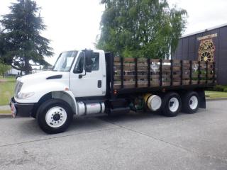 Used 2015 International 4400 20 Foot Flat Deck Dually Diesel With Air Brakes for sale in Burnaby, BC