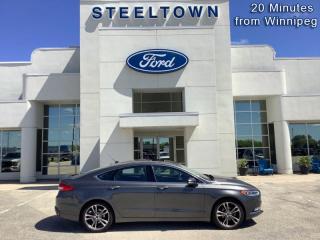 Used 2017 Ford Fusion Titanium  - Leather Seats -  Bluetooth for sale in Selkirk, MB