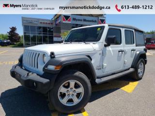 Used 2020 Jeep Wrangler Unlimited Sport S  - Uconnect - $315 B/W for sale in Ottawa, ON