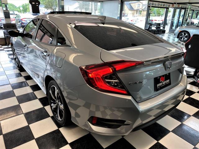 2018 Honda Civic Touring+Leather+Roof+WirelessCharging+CLEAN CARFAX Photo2