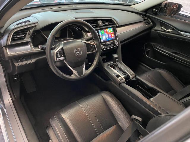 2018 Honda Civic Touring+Leather+Roof+WirelessCharging+CLEAN CARFAX Photo19