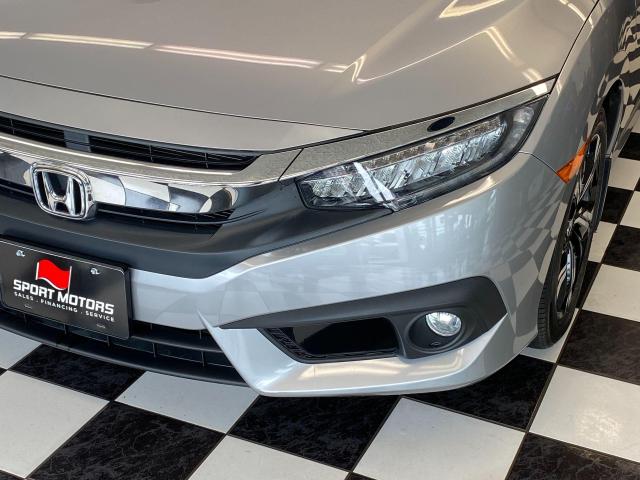 2018 Honda Civic Touring+Leather+Roof+WirelessCharging+CLEAN CARFAX Photo44