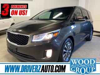Used 2017 Kia Sedona SX+ BLIND SPOT MONITORING, HEATED FRONT/REAR LEATHER, AND MORE!! for sale in Calgary, AB