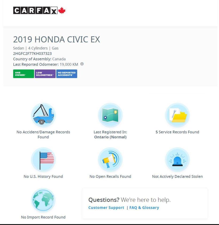 2019 Honda Civic EX+LaneKeep+Camera+ApplePlay+CLEAN CARFAX Photo13
