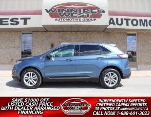 Used 2018 Ford Edge SEL 2.0L ECO AWD, HTD SEATS, PAN ROOF, NAV & MORE! for sale in Headingley, MB