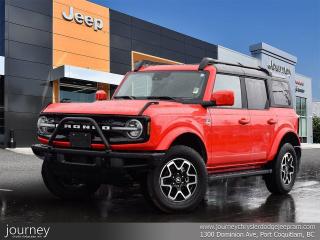 Recent Arrival!

2021 Ford Bronco Outer Banks Advanced 4WD 10-Speed Automatic 2.3L 4-Cylinder Turbocharged DOHC Red



6 Speakers, ABS brakes, AM/FM radio: SiriusXM with 360L, AppLink/Apple CarPlay and Android Auto, Auto High-beam Headlights, Compass, Emergency communication system: 911 Assist, Exterior Parking Camera Rear, Fully automatic headlights, Heated door mirrors, Illuminated entry, Low tire pressure warning, Power door mirrors, Remote keyless entry, Traction control.





CARFAX Canada No Reported Accidents

CARFAX Canada One Owner
