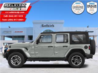 New 2022 Jeep Wrangler Unlimited Sahara Altitude for sale in Selkirk, MB