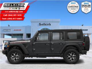 New 2022 Jeep Wrangler Unlimited Rubicon  - Heated Seats for sale in Selkirk, MB