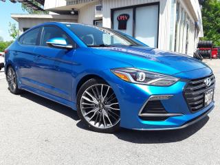 Used 2017 Hyundai Elantra SPORT - LEATHER! BACK-UP CAM! BSM! SUNROOF! for sale in Kitchener, ON