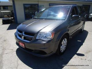 Used 2016 Dodge Grand Caravan FAMILY MOVING SE-MODEL 7 PASSENGER 3.6L - V6.. ECON-MODE-PACKAGE.. MIDDLE BENCH.. REAR STOW-N-GO.. CD & AUX INPUT.. KEYLESS ENTRY.. for sale in Bradford, ON