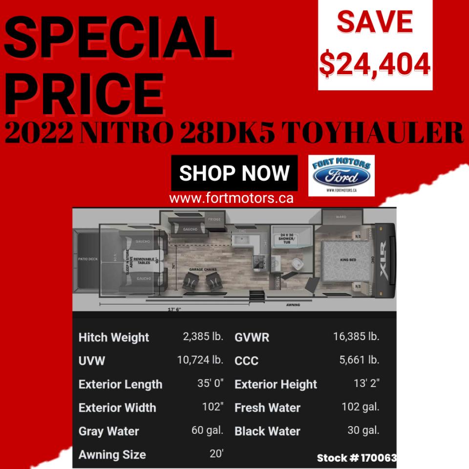 2022 Forest River XLF28DK5 TOY HAULER Photo5
