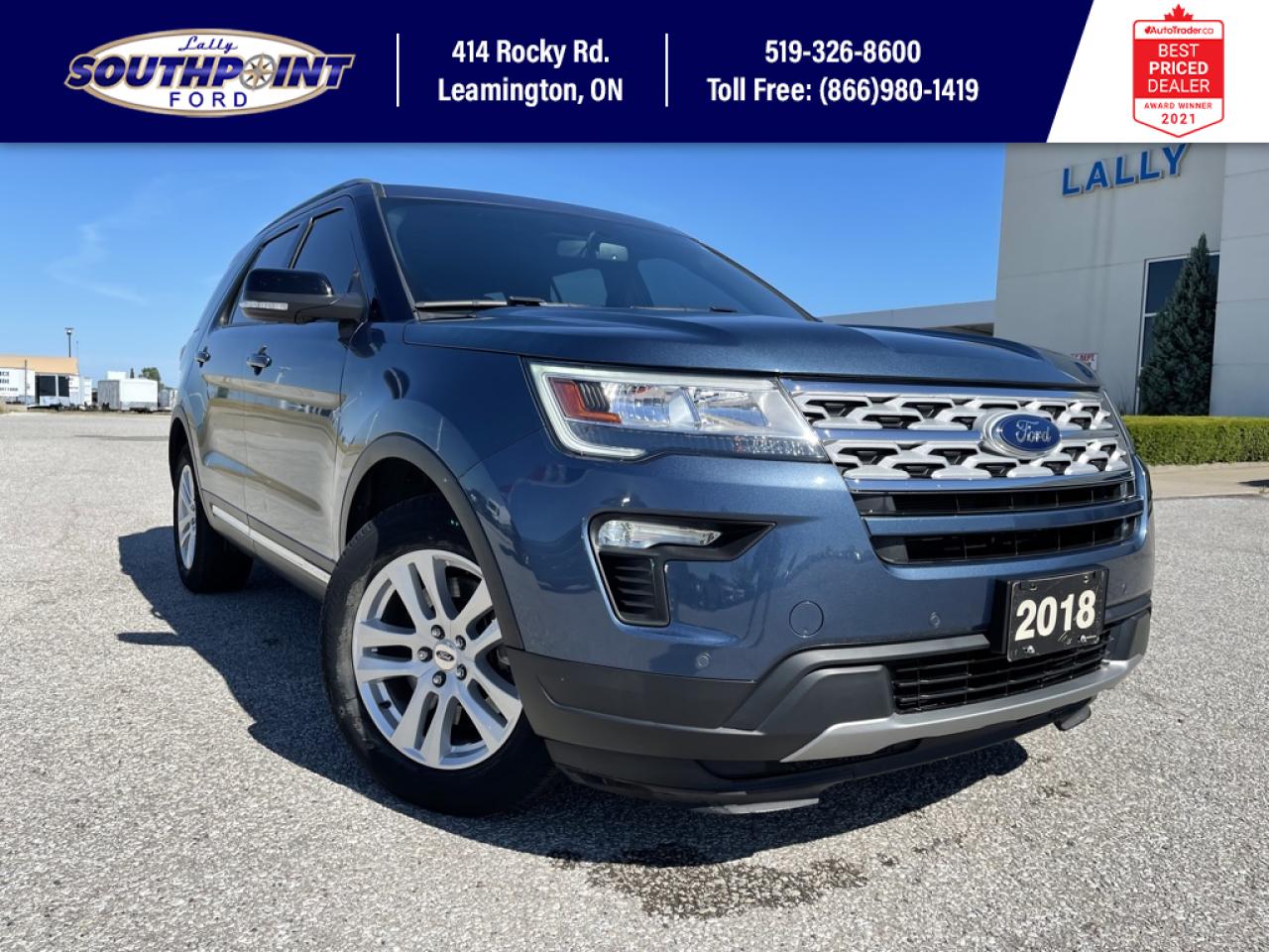 Used 2018 Ford Explorer XLT LOW KMS|NAV|HTD SEATS|REMOTE START|TOW PKG| for sale in Leamington, ON