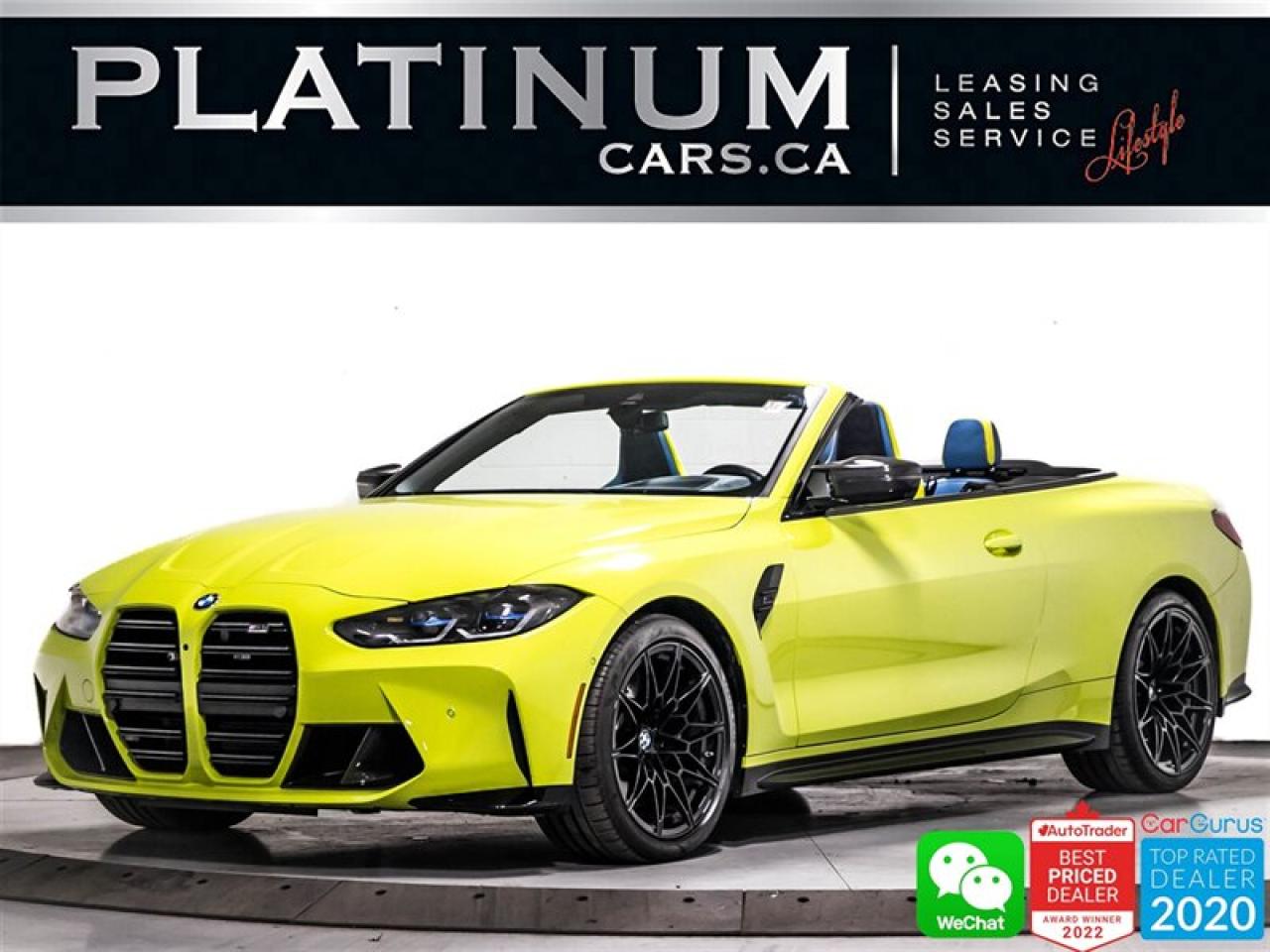 Used 2022 BMW M4 Competition xDrive, ULTIMATE PKG, CARBON PKG, HUD for sale in Toronto, ON