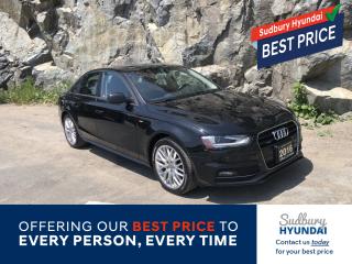 Used 2016 Audi A4 2.0T Komfort plus Clean carfax, AWD for sale in Sudbury, ON