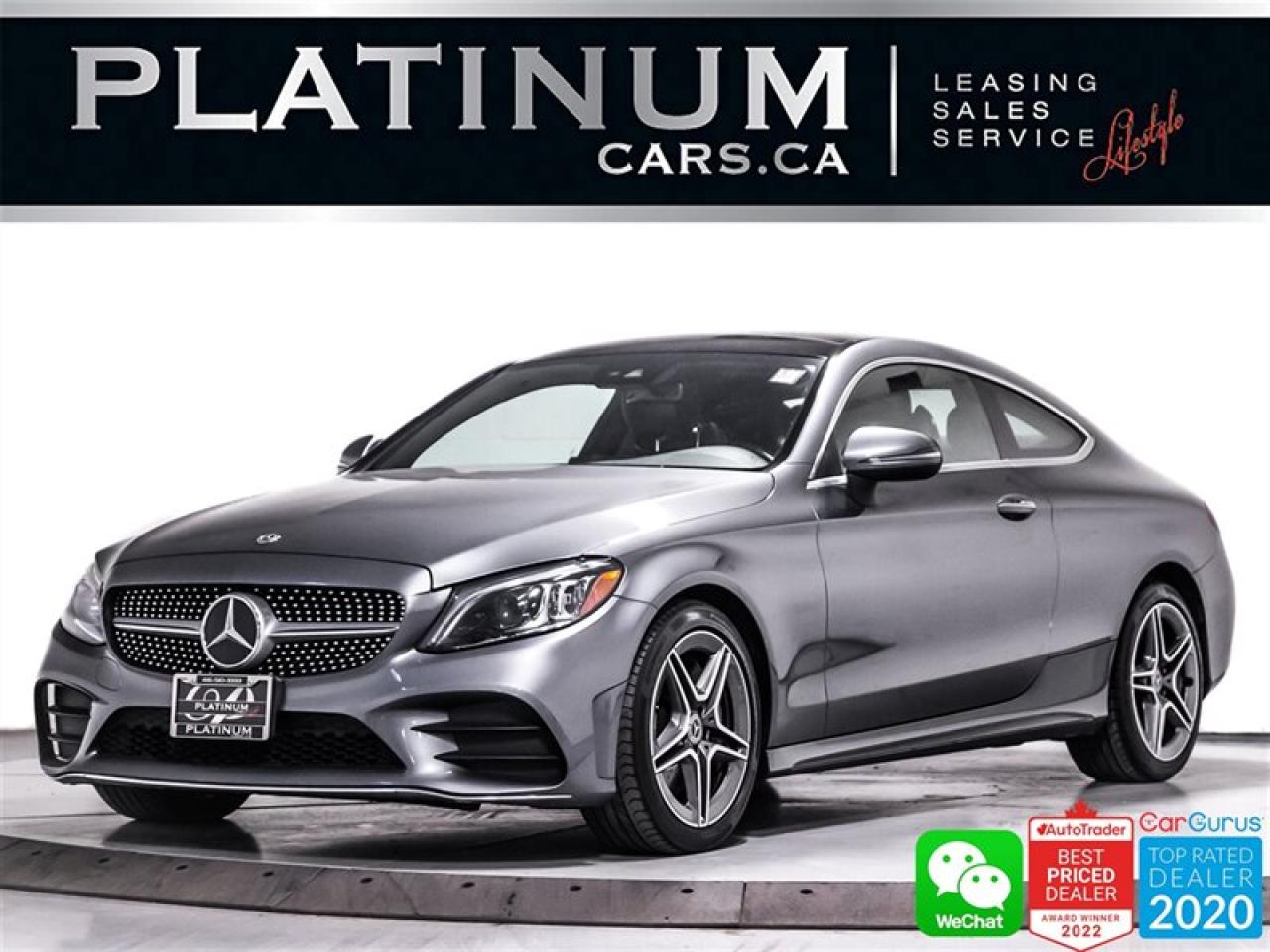 Used 2019 Mercedes-Benz C-Class C300 4MATIC COUPE, AMG PKG, NAV, CAM, HEATED, PANO for sale in Toronto, ON