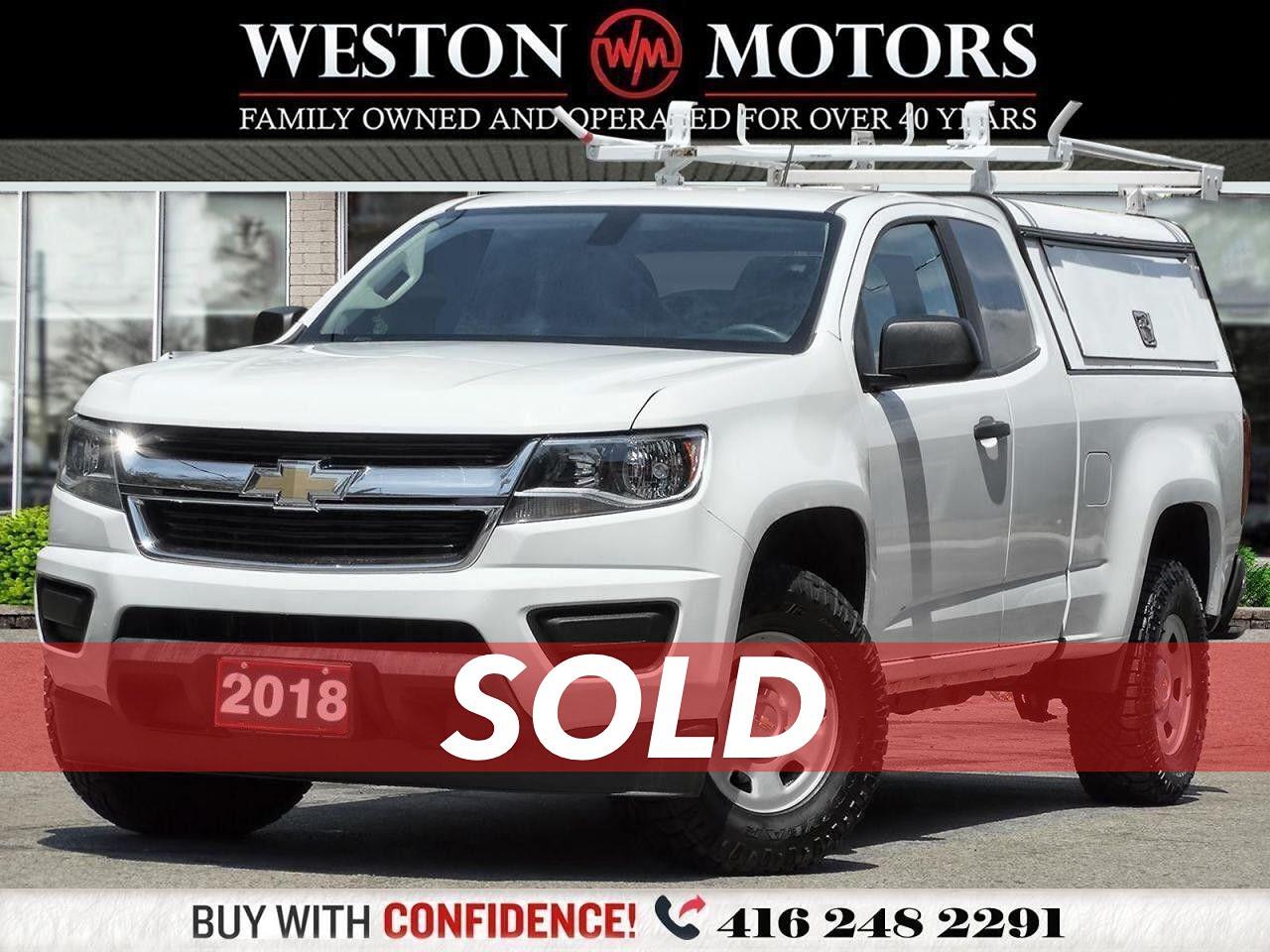 Used 2018 Chevrolet Colorado ROOF RACK*BOX CAP*REV CAM*VINYL SEATS!!* for sale in Toronto, ON