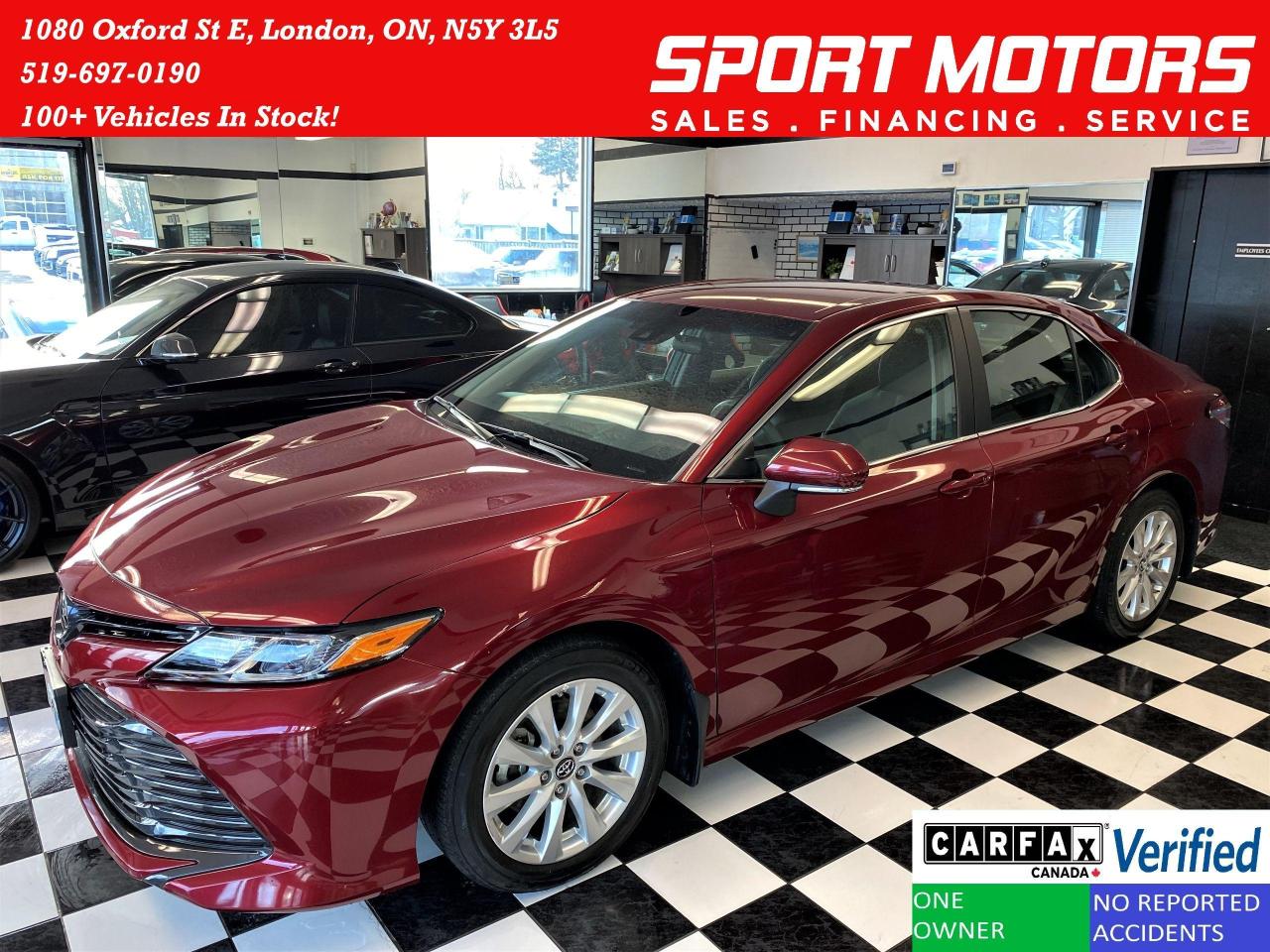 2018 Toyota Camry LE+Camera+Toyota Sense+AdaptiveCruise+CLEAN CARFAX
