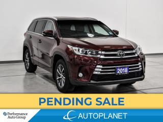 Used 2018 Toyota Highlander XLE AWD, Navi, Back Up Cam, Bluetooth, Sunroof! for sale in Brampton, ON