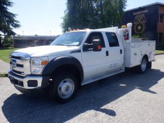 2012 Ford F-450 SD Service Truck Crew Cab DRW 2WD, 6.8L, 10 cylinder, 4 door, automatic, RWD, cruise control, air conditioning, AM/FM radio, white exterior, grey interior, cloth. V Mac  System Certificate and Decal Valid to June 2023. Engine hours 7934, idle hours 5020,Back for the cab to centre of  rear axle 77 inches, centre of front axle to centre of rear axle 192 inches. $29,810.00 plus $375 processing fee, $30,185.00 total payment obligation before taxes.  Listing report, warranty, contract commitment cancellation fee, financing available on approved credit (some limitations and exceptions may apply). All above specifications and information is considered to be accurate but is not guaranteed and no opinion or advice is given as to whether this item should be purchased. We do not allow test drives due to theft, fraud and acts of vandalism. Instead we provide the following benefits: Complimentary Warranty (with options to extend), Limited Money Back Satisfaction Guarantee on Fully Completed Contracts, Contract Commitment Cancellation, and an Open-Ended Sell-Back Option. Ask seller for details or call 604-522-REPO(7376) to confirm listing availability.