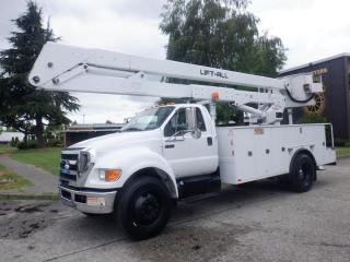 Used 2008 Ford F-750 Regular Cab 2WD Bucket Truck Diesel With Air Brakes for sale in Burnaby, BC