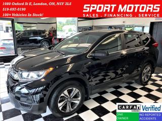 Used 2018 Honda CR-V LX+ApplePlay+Camera+Remote Start+Clean Carfax for sale in London, ON