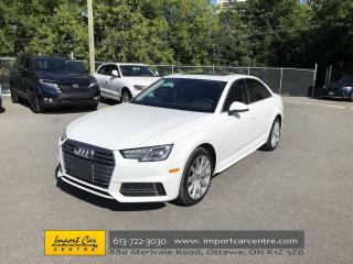 Used 2018 Audi A4 2.0T Komfort ONLY 24 000KMS!!!  ALLOYS  LEAHTER  R for sale in Ottawa, ON