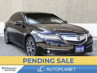 Used 2016 Acura TLX Elite SH-AWD, Sunroof, Back Up Cam, Acura Safety! for sale in Brampton, ON
