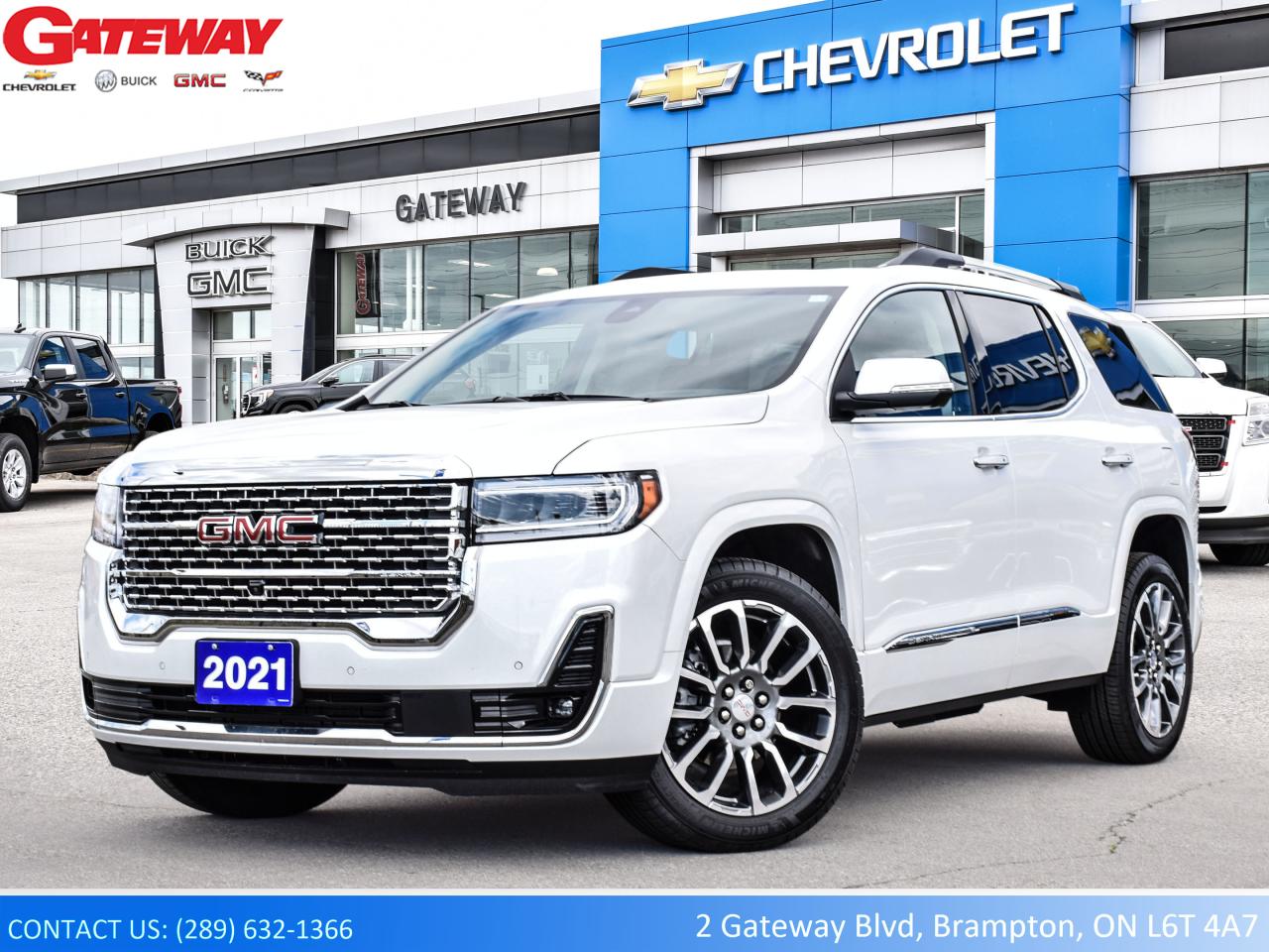 Used 2021 GMC Acadia Executive Denali - Navigation, Loaded with options for sale in Brampton, ON