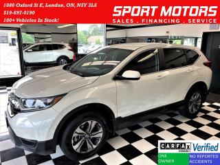 Used 2018 Honda CR-V LX+ApplePlay+Camera+Remote Start+Clean Carfax for sale in London, ON