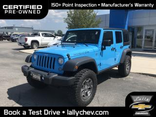 Used 2018 Jeep Wrangler JK Unlimited Rubicon UNLIMITED RUBICON**RARE COLOUR**LEATHER**HARD TOP* for sale in Tilbury, ON
