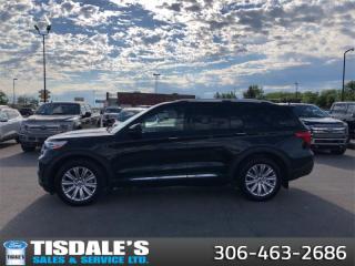 Used 2020 Ford Explorer Limited  - Leather Seats -  Cooled Seats for sale in Kindersley, SK