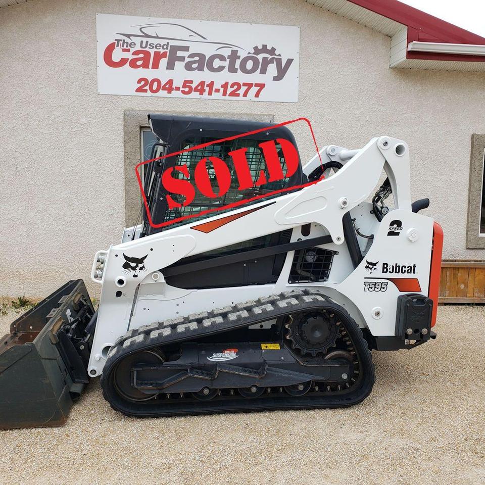 <p>***SOLD***</p><p>Almost New, Under 450 hours of light use.&nbsp; 2018 Bobcat T-595.</p><p>Air, Am/FM Bluetooth, Floor Pedals, with have various financing and leasing terms available.&nbsp;&nbsp;</p>