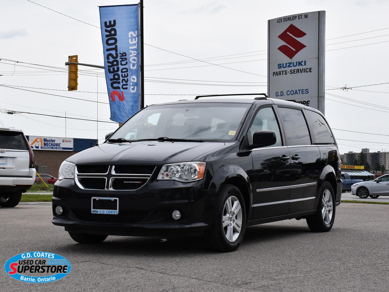 Used 2017 Dodge Grand Caravan Crew ~Power Seat ~Rear Air ~Fog Lamps ~Alloys for sale in Barrie, ON