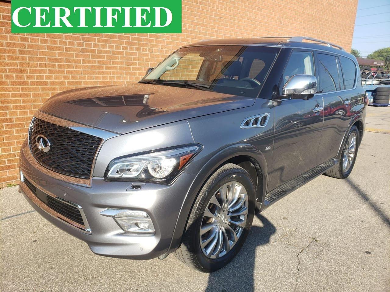 2016 Infiniti QX80 Limited, Fully loaded, Certified, Rebuilt Title