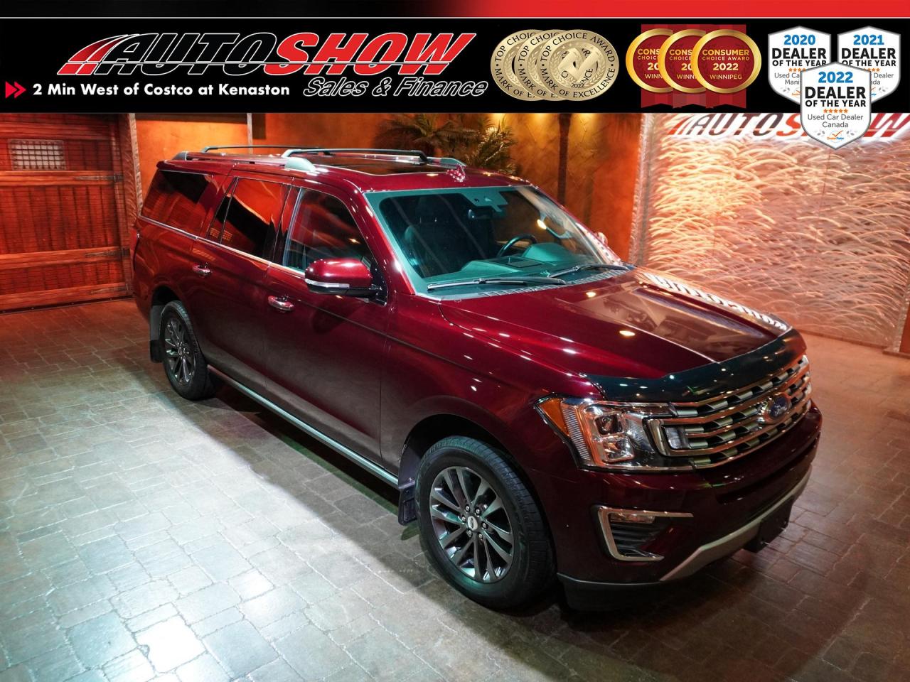 Used 2021 Ford Expedition Gorgeous Limited Max!!!  Panoramic Sunroof, EcoBoost for sale in Winnipeg, MB