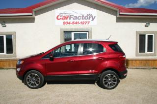 Used 2018 Ford EcoSport Only 53120 KM Accident Free, Sunroof, Heated Seats for sale in Oakbank, MB