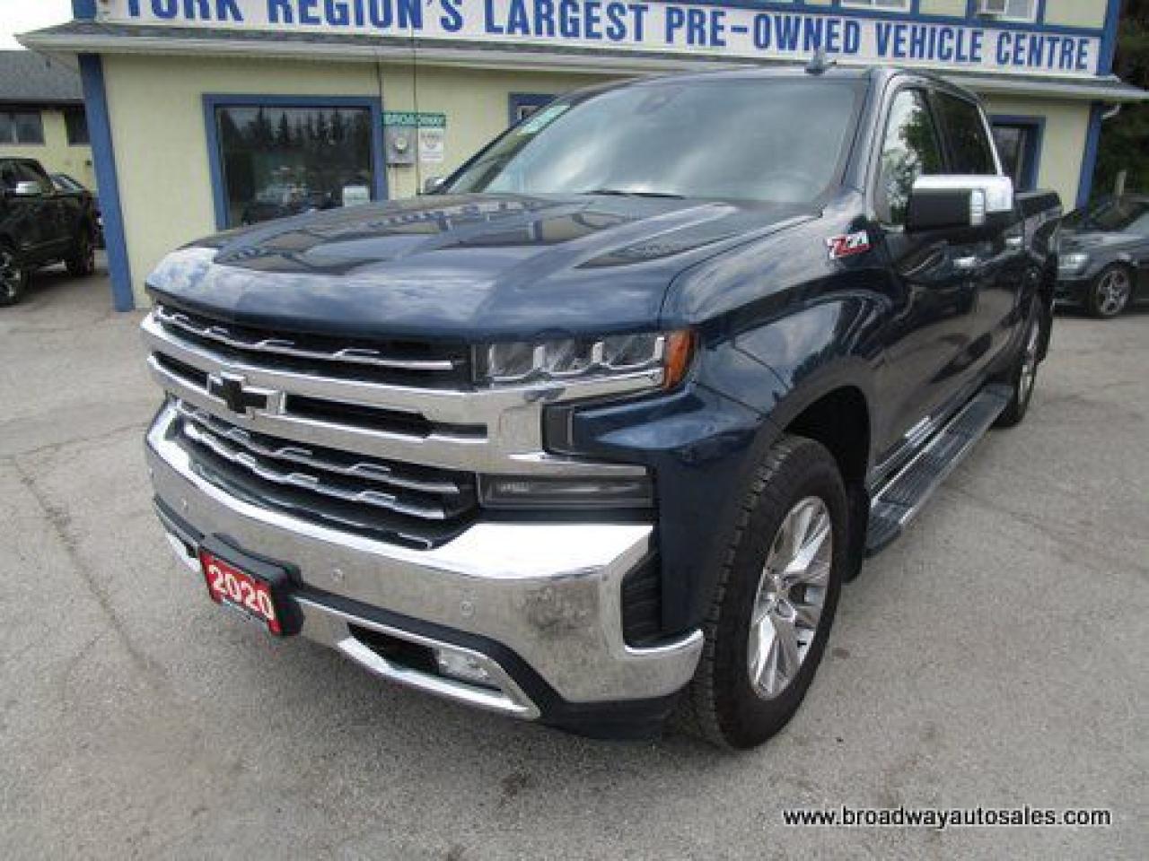 2020 Chevrolet Silverado 1500 LOADED LTZ-MODEL 5 PASSENGER 5.3L - V8.. 4X4.. CREW-CAB.. SHORTY.. NAVIGATION.. POWER SUNROOF.. BACK-UP CAMERA.. LEATHER.. HEATED/AC SEATS..