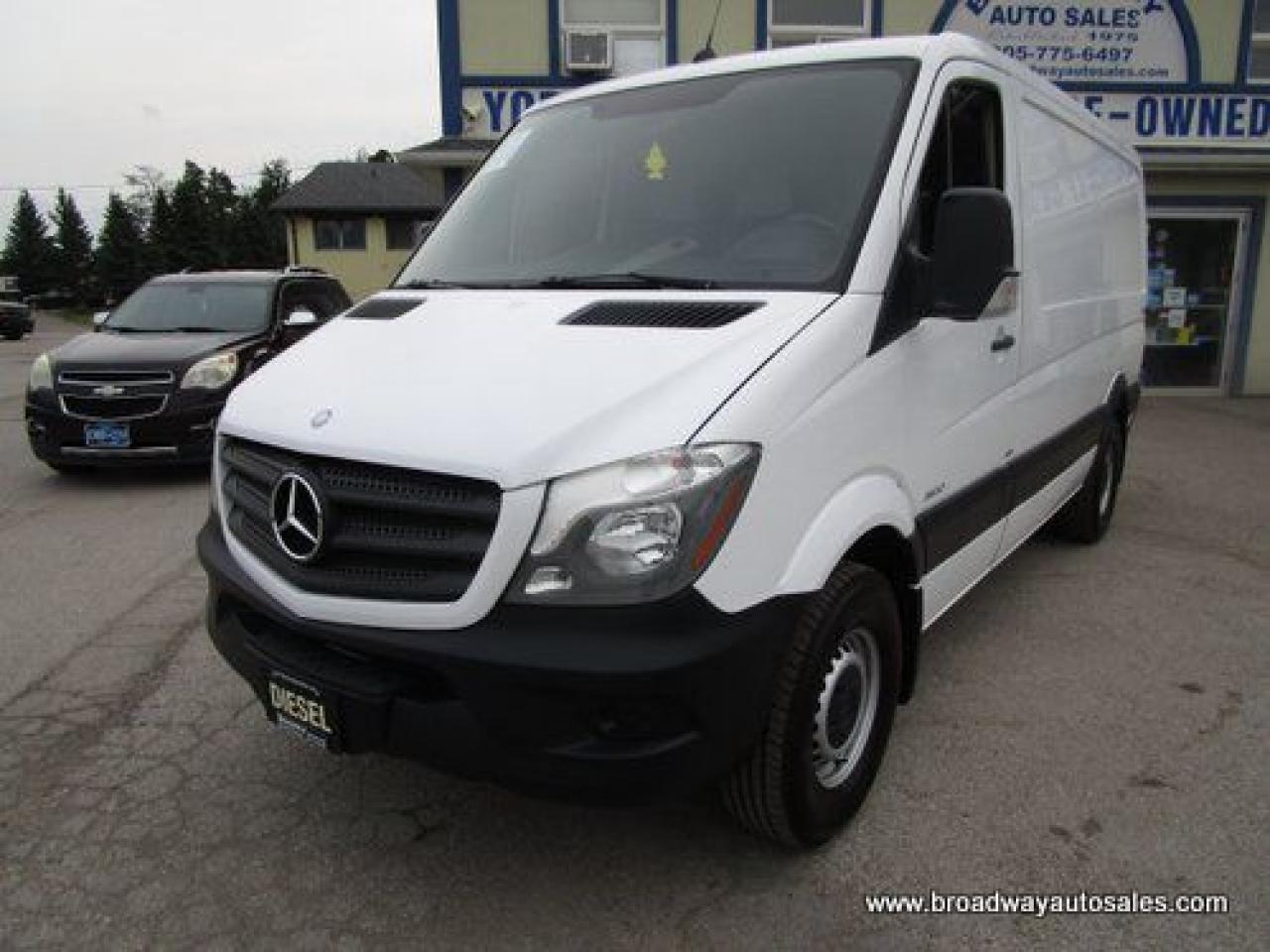 Used 2015 Mercedes-Benz Sprinter 3/4 TON CARGO-MOVING 3 PASSENGER 3.0L - BLUETEC DIESEL.. SLIDING-PASSENGER-DOOR.. BACK-UP CAMERA.. 144-INCH-WHEEL-BASE.. LOW-ROOF-BOX.. for sale in Bradford, ON