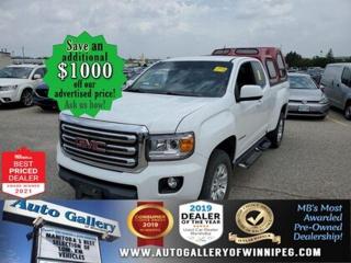 Used 2015 GMC Canyon SLE* 4WD/Reverse Camera/SXM/4 Seater for sale in Winnipeg, MB