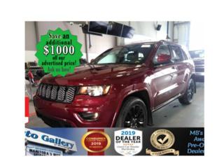 Used 2020 Jeep Grand Cherokee Altitude* 4x4/Sunroof/SXM/Push Button Start for sale in Winnipeg, MB