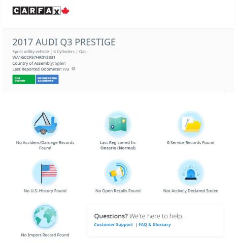 2017 Audi Q3 Technik S-Line TFSI Quattro+GPS+Camera+CLEANCARFAX Photo15