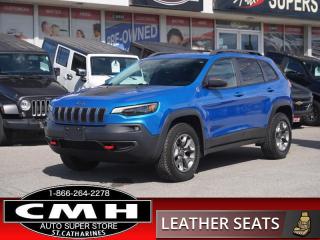 Used 2019 Jeep Cherokee Trailhawk  CAM APPLE-CP LEATH P/SEAT 17-AL for sale in St. Catharines, ON