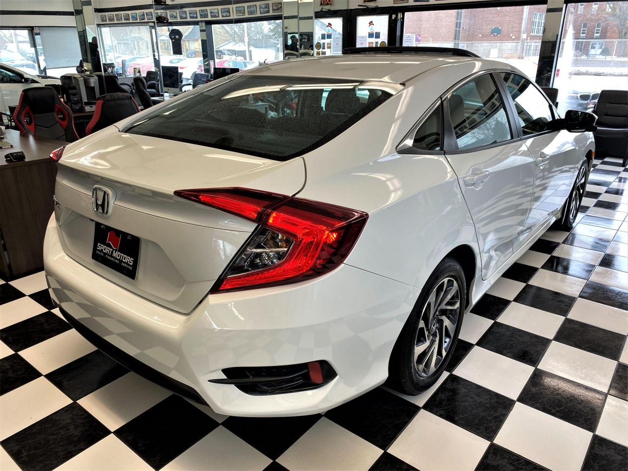 2018 Honda Civic EX+Lane Keep+Camera+ApplePlay+Roof+CLEAN CARFAX Photo4