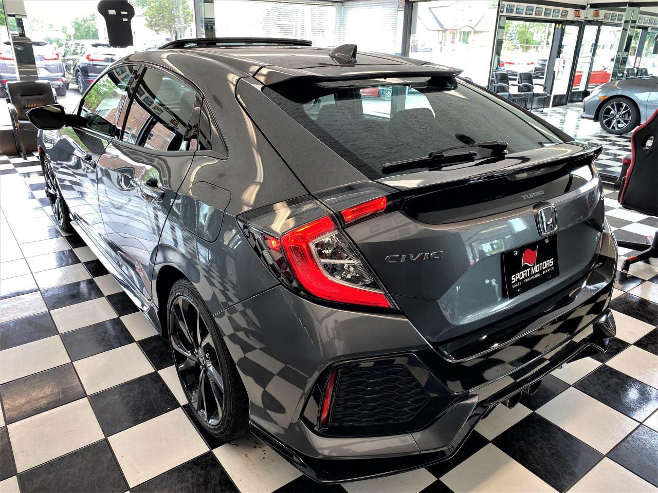 2018 Honda Civic Sport Hatchback Turbo+Roof+NewBrakes+Accident Free Photo2