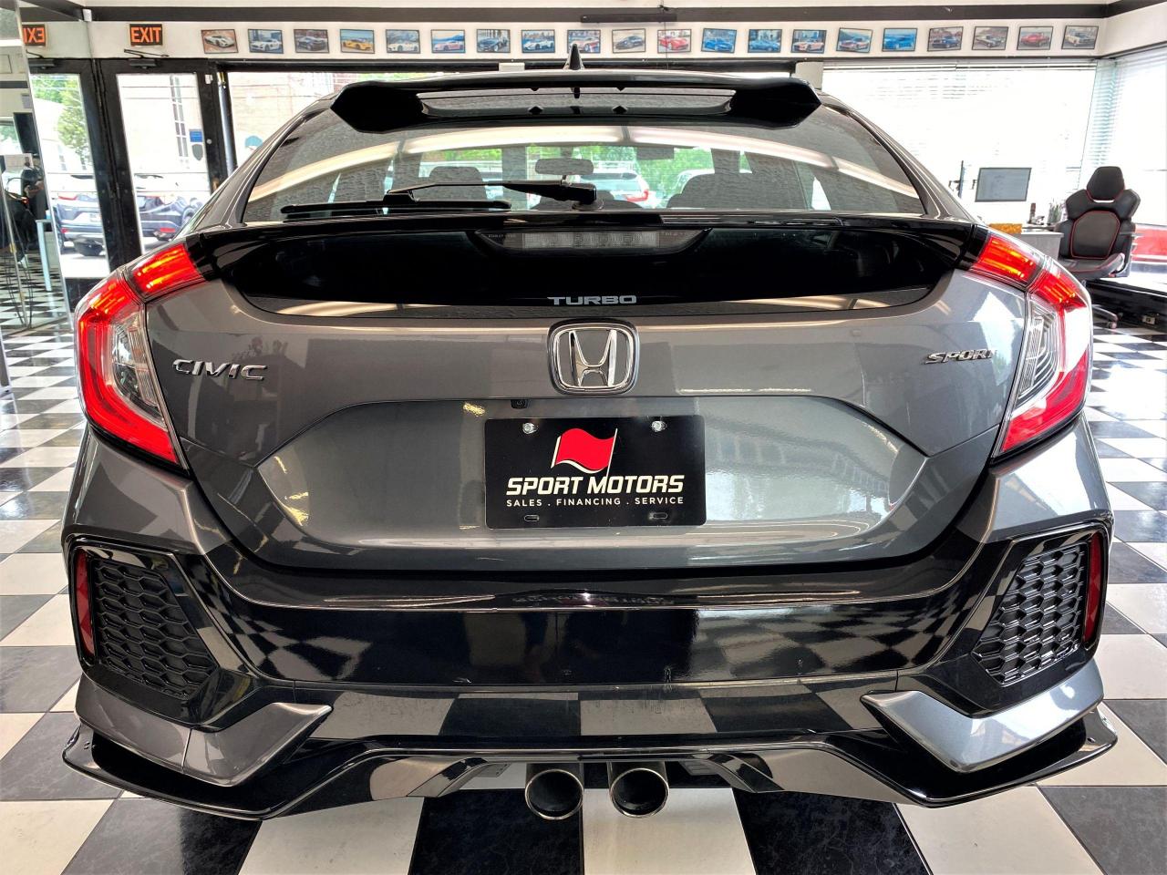 2018 Honda Civic Sport Hatchback Turbo+Roof+NewBrakes+Accident Free - Photo #3