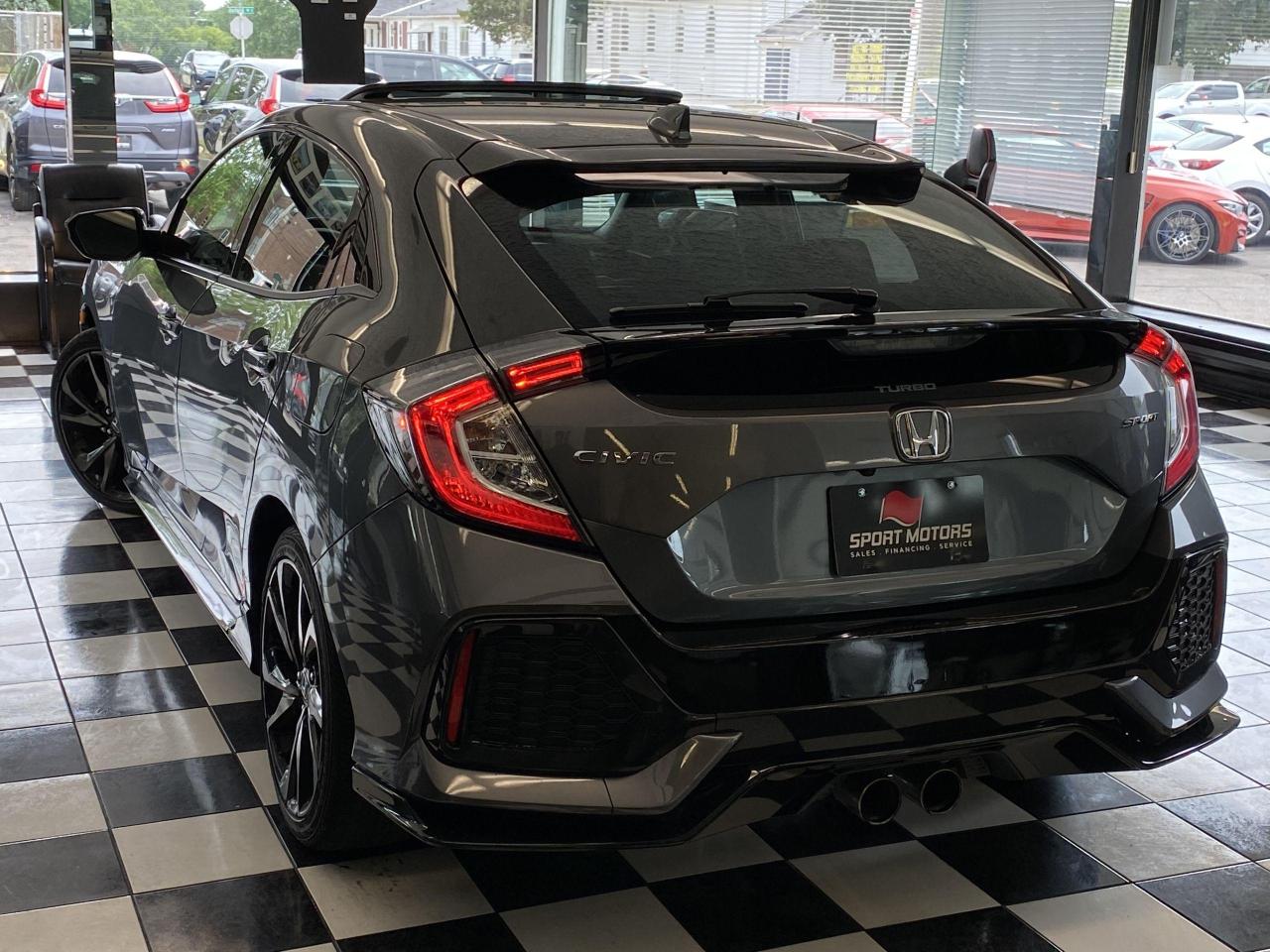 2018 Honda Civic Sport Hatchback Turbo+Roof+NewBrakes+Accident Free - Photo #14