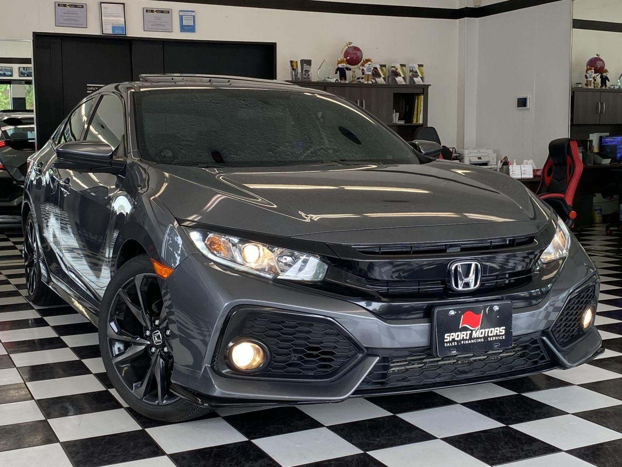 2018 Honda Civic Sport Hatchback Turbo+Roof+NewBrakes+Accident Free - Photo #15