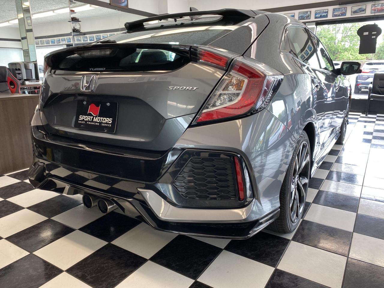 2018 Honda Civic Sport Hatchback Turbo+Roof+NewBrakes+Accident Free - Photo #39